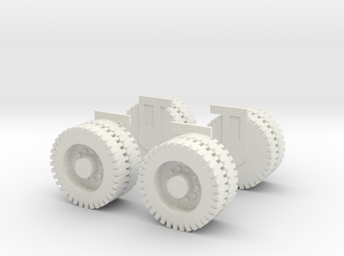 1/48 Scale GMC Rear Wheel Set 3d printed