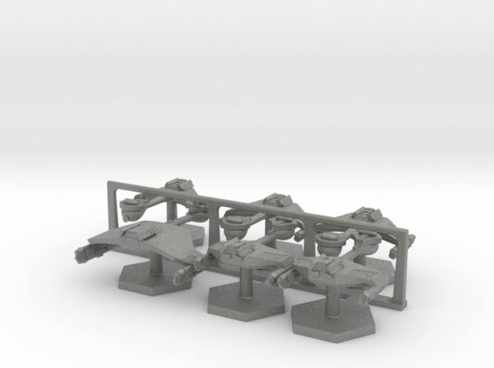 7000 Scale Klingon Fleet Builder Collection WEM 3d printed