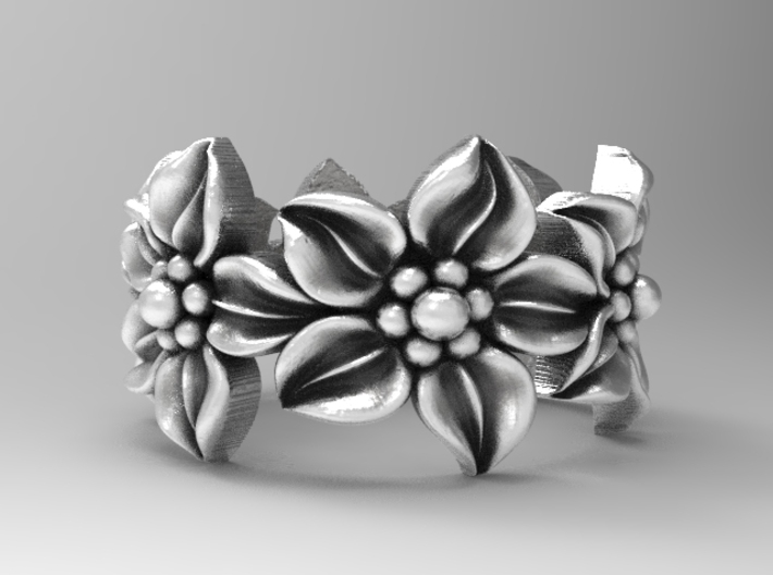 Flower Ring Size 4.5 3d printed