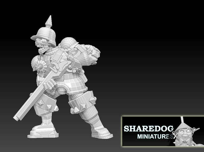 Character Series: Undead Musketeer 3d printed