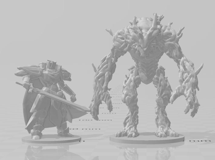 Ent Dryad 55mm DnD miniature fantasy games and rpg 3d printed 