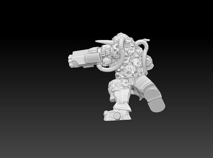 Character Series: Destroyer Charging 3d printed 
