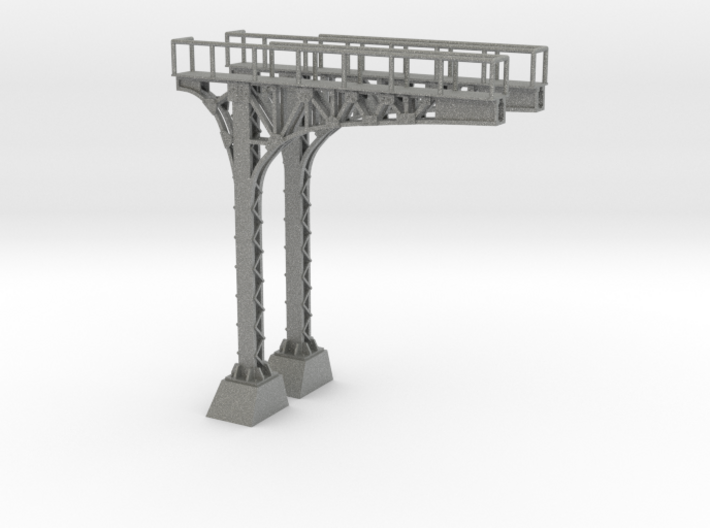 N Scale ATSF Style Cantilever 85p 2xLH w base 3d printed