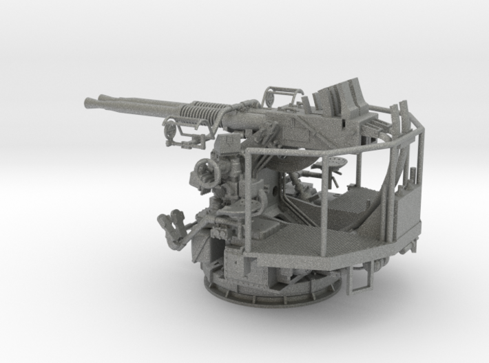 1/35 40mm Bofors Twin Mount USN WWII ships 3d printed