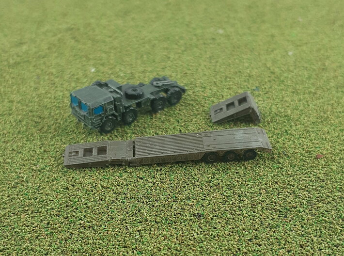 MAN M1014 with M870A1 Semitrailer 1/285 3d printed