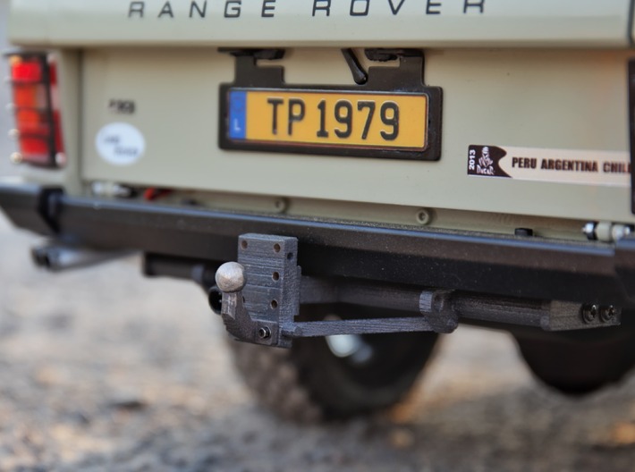 Trailer Hitch for JSscale Range Rover Classic 3d printed 