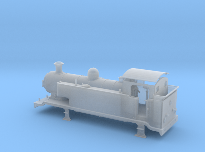 S Scale - LB&amp;SCR E2 - EXTENDED TANKS - Body (FUD) 3d printed