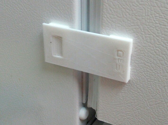 Refrigerator Door Lock 3d printed 