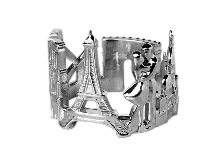 Paris Ring 3d printed