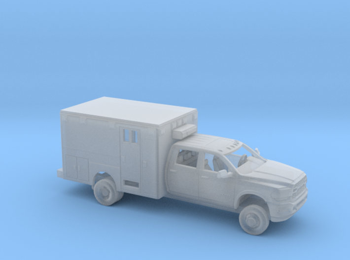 1/87 2020 Dodge Ram Crew Cab Ambulance Kit 3d printed