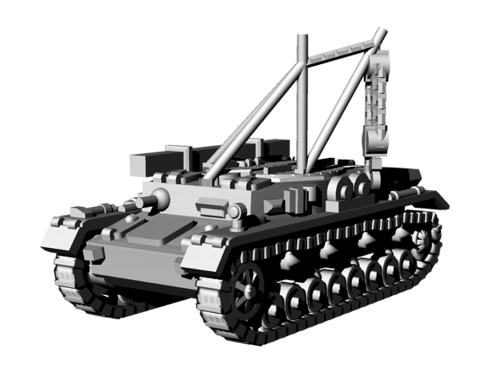 1/144 WWII German Bergepanzer IV 3d printed