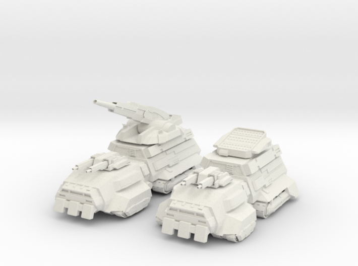 Gulltoppr Tanks 3d printed