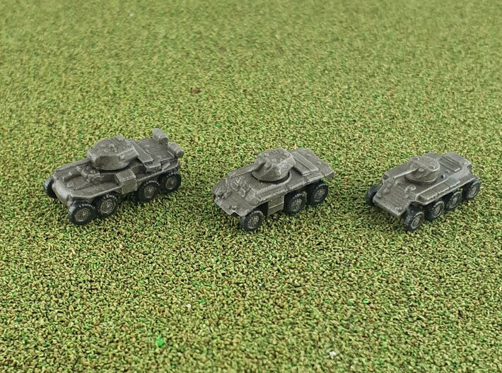 Heavy Armored Cars T13, T17, T18 1/285 6mm 3d printed