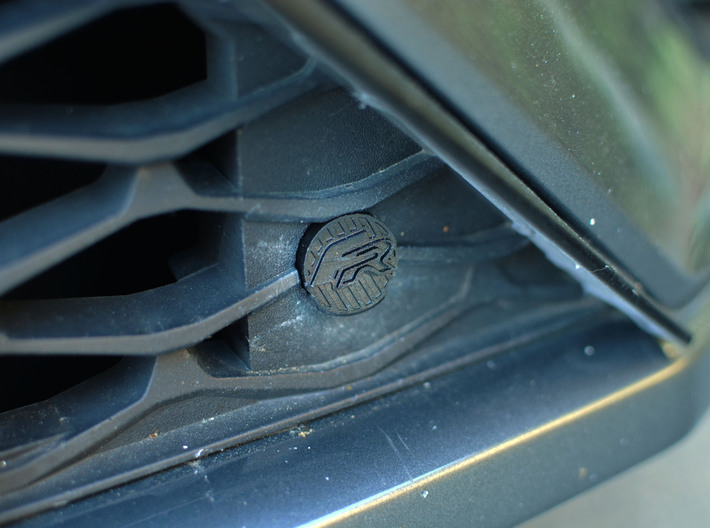 Facelift Grill Screw Hole Cap - FR Logo 3d printed FR example