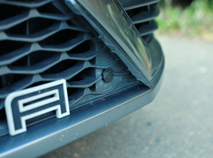 Facelift Grill Screw Hole Cap - FR Logo 3d printed FR example