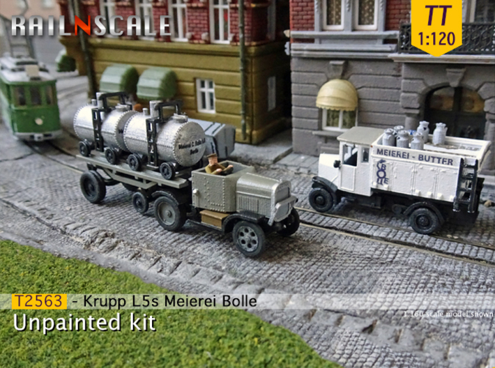 Krupp L5s Meierei C. Bolle (TT 1:120) 3d printed