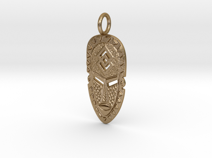 Fearless Warrior African Mask 3d printed