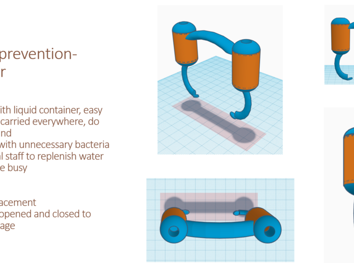 Epidemic prevention-Add water 3d printed 