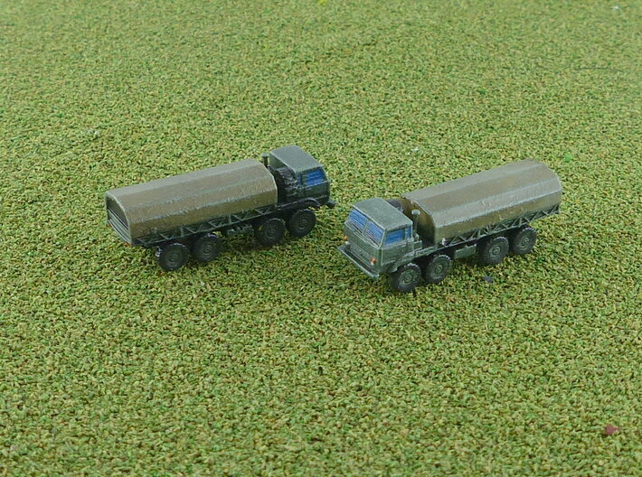 Ural 5323-21 8x8 Heavy Truck 1/285 3d printed