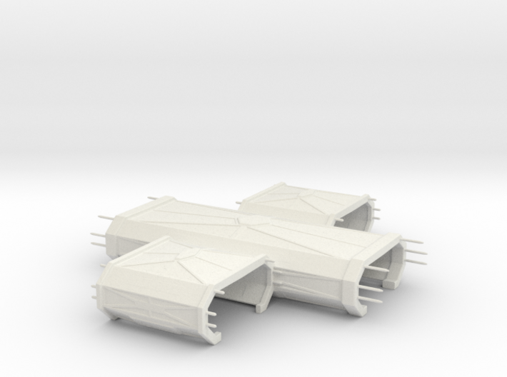 Klingon Shipyard Cluster 3d printed