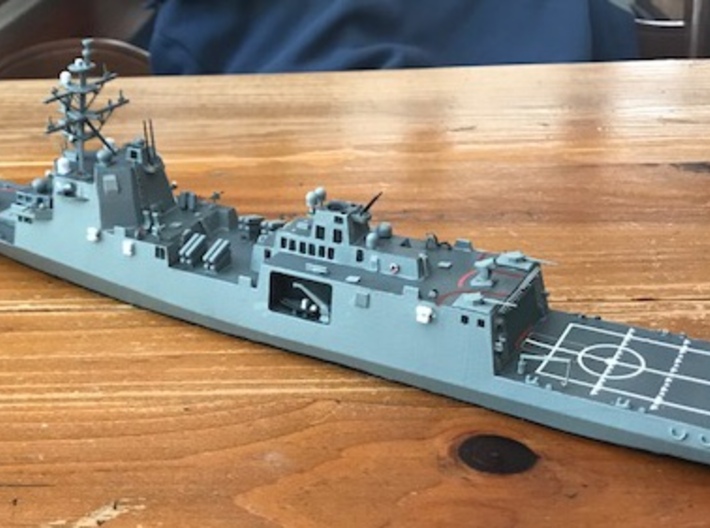 Constellation Class Frigate (Waterline) 3d printed This model contains after-market parts