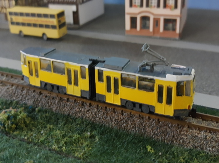 Berliner Tatra-Tram KT4D (Z 1:220) 3d printed