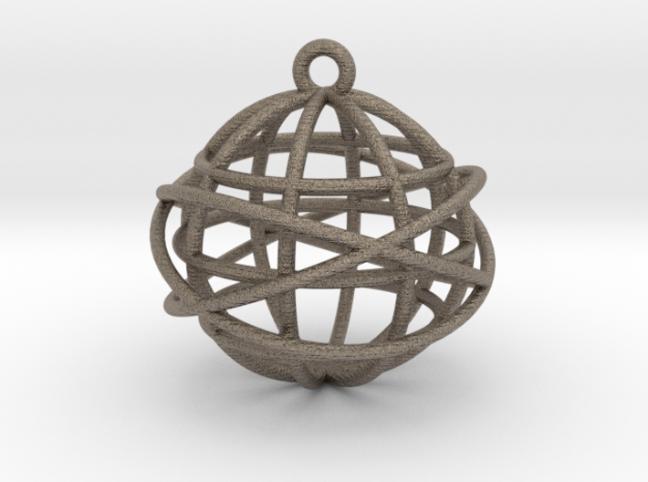 Unisphere.v2.one.mmscale 3d printed