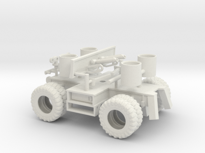 1/50th four wheel carrier for Gradall excavator 3d printed