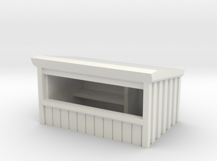 Wooden Market Stall 1/72 3d printed