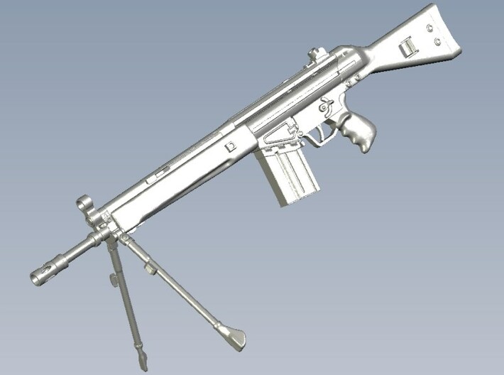 1/12 scale Heckler & Koch G-3A3 rifles B x 3 3d printed 