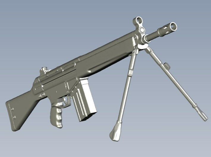 1/12 scale Heckler & Koch G-3A3 rifle B x 1 3d printed 