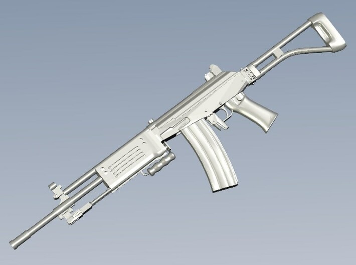 1/12 scale IMI Galil ARM rifle x 1 3d printed
