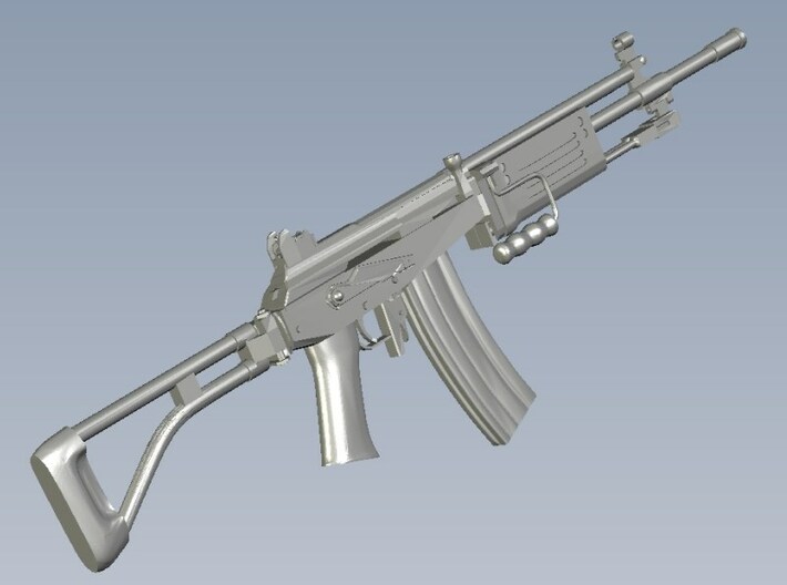 1/12 scale IMI Galil ARM rifle x 1 3d printed 