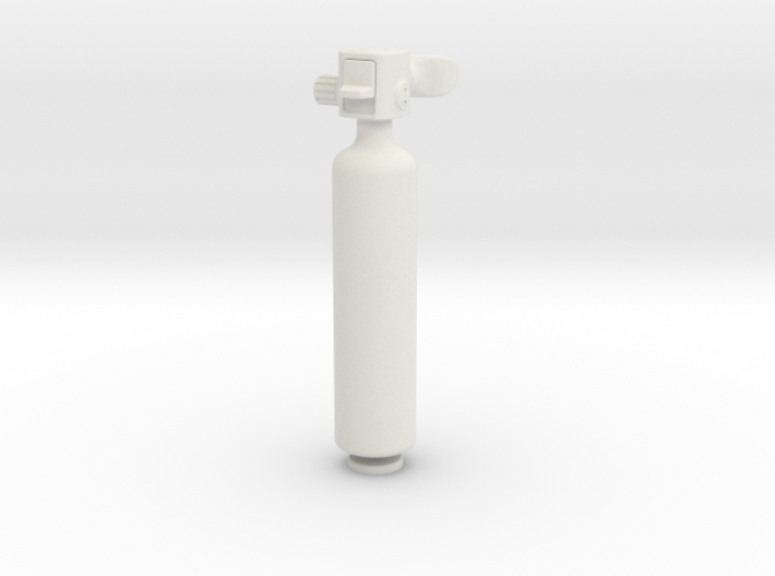 1/6 Scale Scuba Spare Air/Backup Air pony bottle 3d printed 