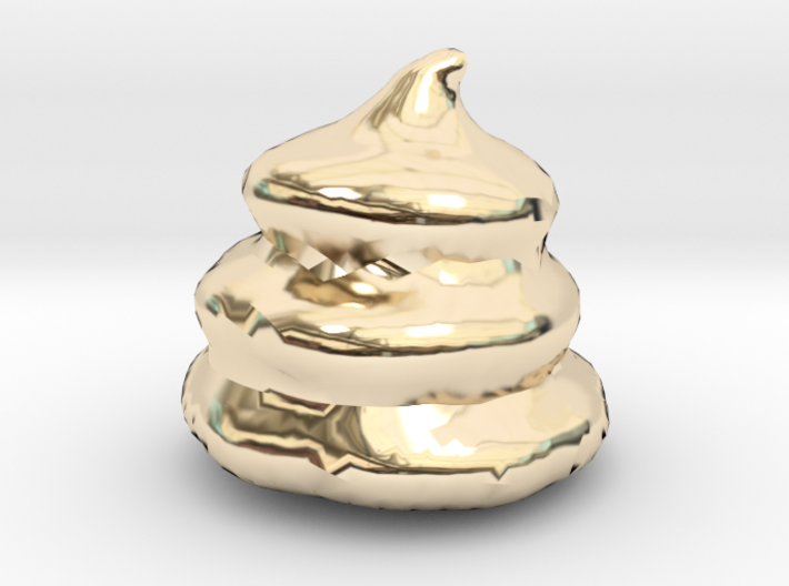 &quot;Unko&quot; The Golden Poo Kin No Unko Lucky Charm SM 3d printed