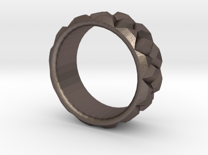 Diamond Ring - Curved 3d printed