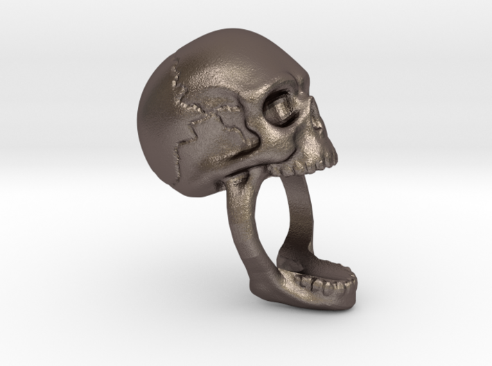 Skull Ring (size 7) 3d printed 