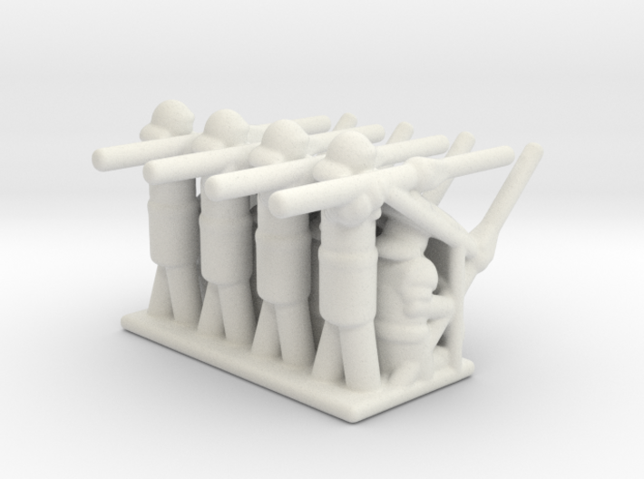 roman shield wall 20mm 1/72 3d printed