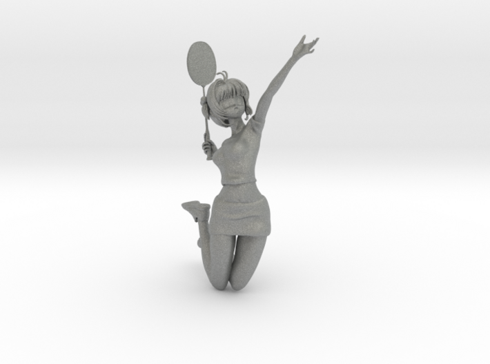 1/18 Badminton Girl Jump Smashing 3d printed