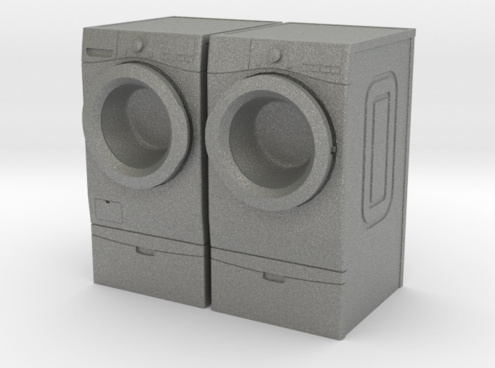 Washer &amp; Dryer Set 01. 1:24 Scale 3d printed