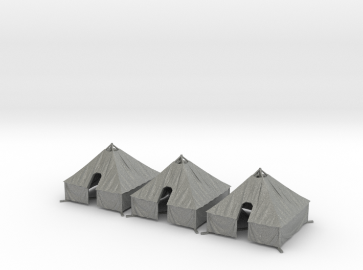 1/144 WWII US M1934 Tent 3 pcs. Value Pack 3d printed