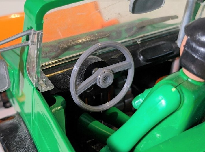 Steering Wheel 3d printed 