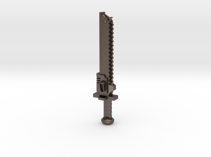 Action Figure Chainsword - Right Handed 3d printed