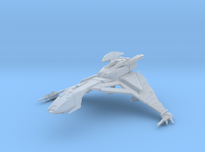 Klingon Hegh' ta Class Bird Of Prey (Attack Mode) 3d printed 