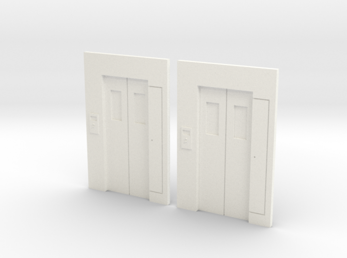 B-01 Lift Entrances - Type 1 (Pack of 2) 3d printed