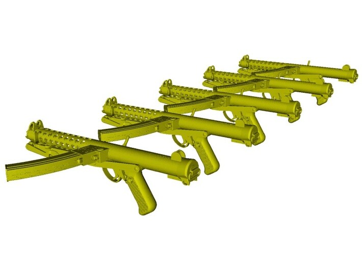 1/15 scale Sterling L-2A3 submachineguns A x 5 3d printed