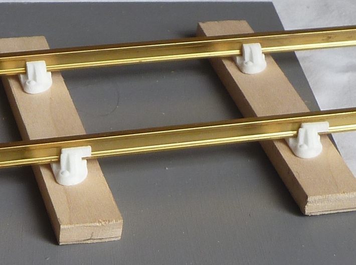 7/8" Scale Dinorwic Rail Chairs 3d printed Rails and sleepers not included
