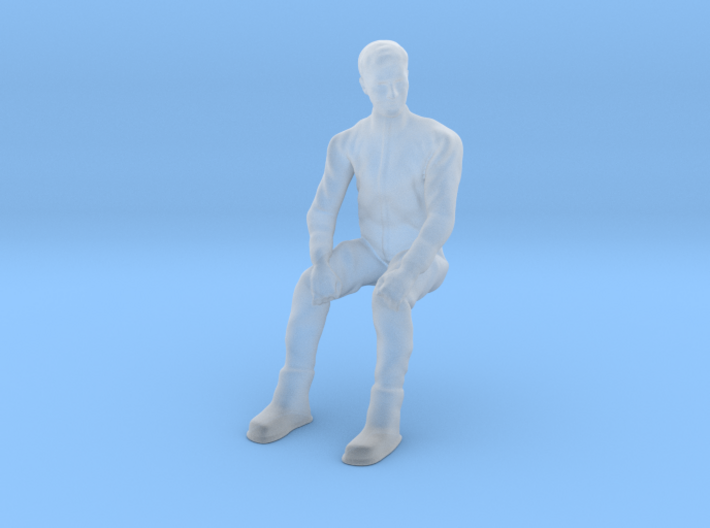 Lost in Space J2 Don Seated Silver - PL 3d printed 
