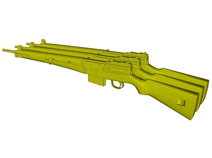 1/16 scale MAS-49 rifles x 3 3d printed