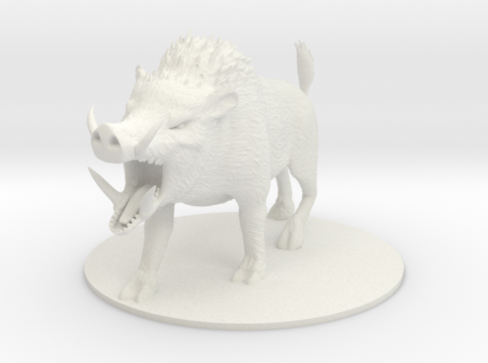Gorthok the Thunder Boar 3d printed 